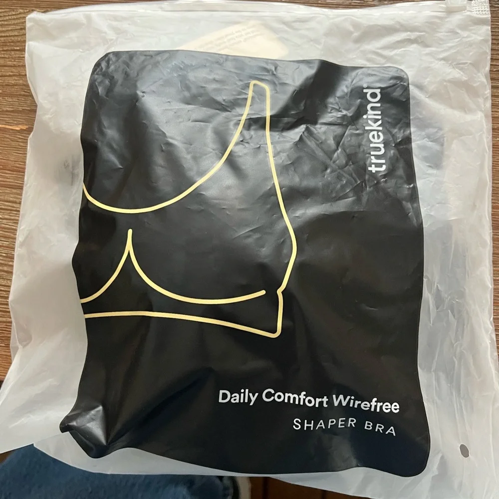 True kind Daily Comfort Wirefree Shaper Bra - Black- Size 3xl- NWT